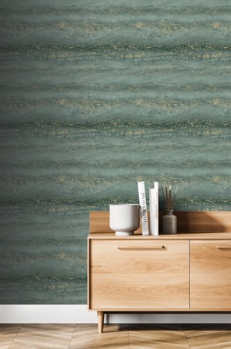 Muriva Semper Marble Jade Wallpaper 189505
