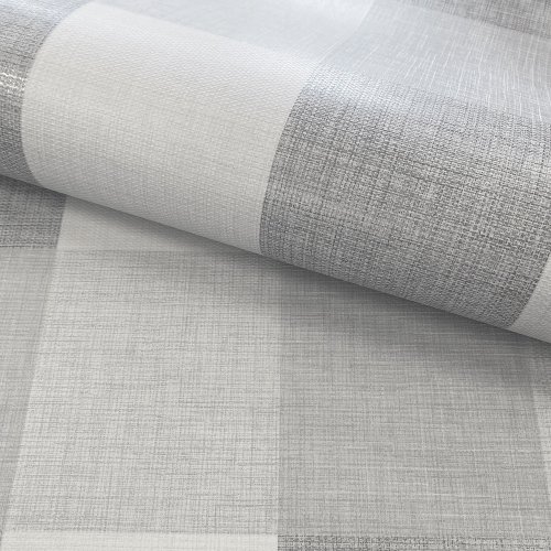 Muriva Opulent Check Grey Wallpaper 190101