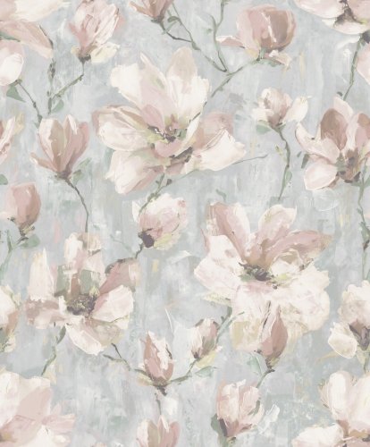 Grandeco Camilla Floral Blush Wallpaper