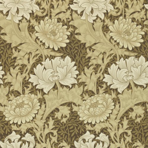 Morris & Co Chrysanthemum Bullrush Wallpaper 212547