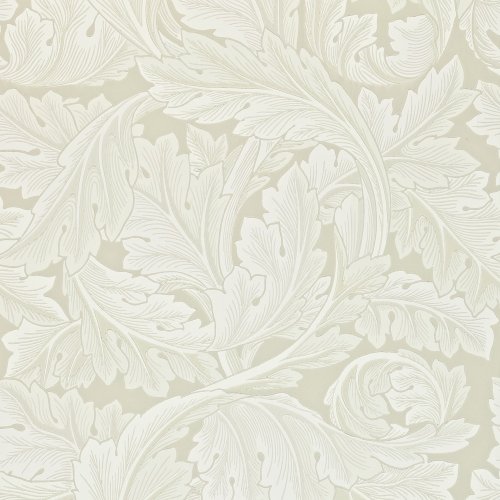 Morris & Co Acanthus Chalk Wallpaper