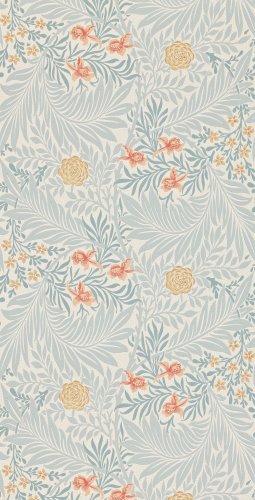 Morris & Co Larkspur Slate and Russet Wallpaper 212556