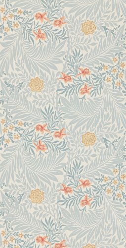 Morris & Co Larkspur Slate and Russet Wallpaper 212556