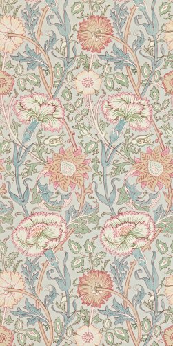 Morris & Co Pink & Rose Eggshell and Rose Wallpaper 21268