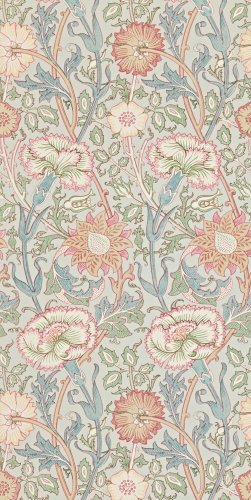 Morris & Co Pink & Rose Eggshell and Rose Wallpaper 21268