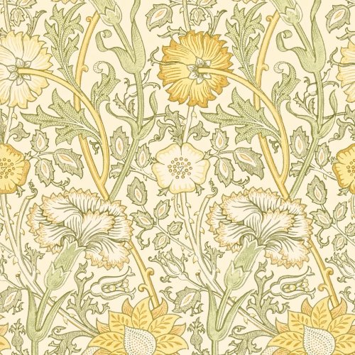Morris & Co Pink & Rose Cowslip and Fennel Wallpaper 212569