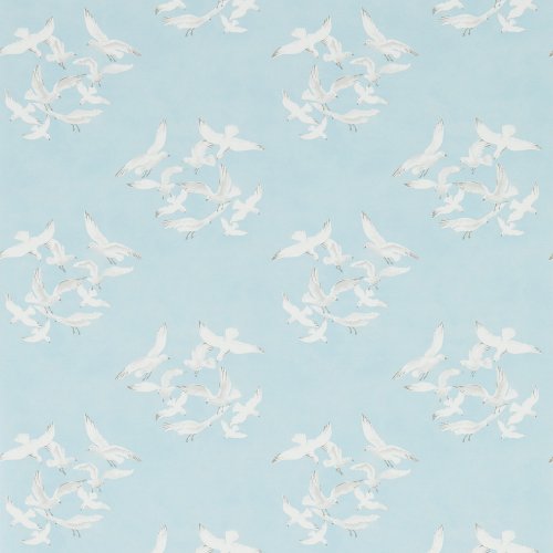 Sanderson Seagulls Blue Wallpaper 214585