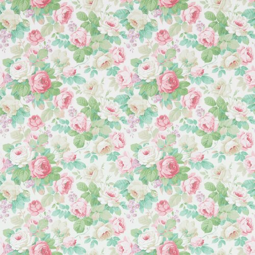 Sanderson Chelsea Pink and Celadon Wallpaper 214604