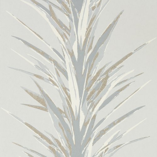 Sanderson Yucca Grey/Gilver Wallpaper 216650