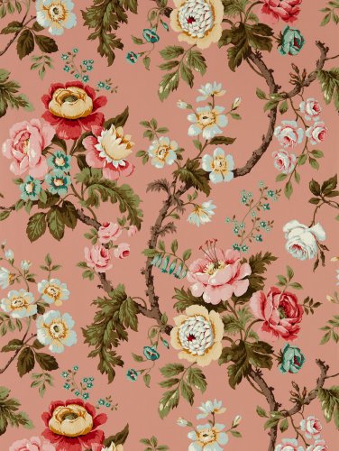 Sanderson Hykenham French Rose Wallpaper 217040