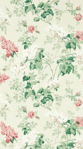 Sanderson Sommerville Blush/Grey Birch Wallpaper 217050