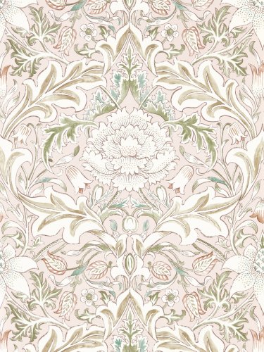 Morris & Co Simply Severn Cochineal and Willow Wallpaper Long