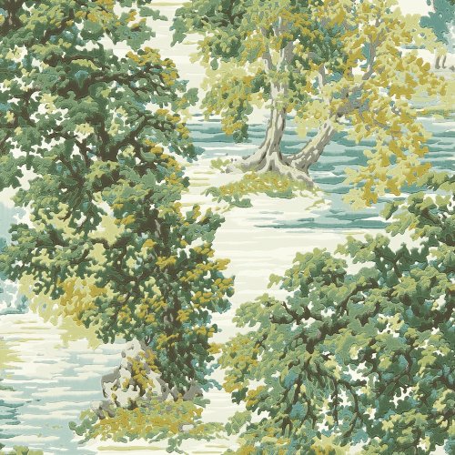 Sanderson Ancient Canopy Sap Green Wallpaper