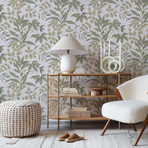 Superfresco Easy Persephone Neutral Wallpaper Room