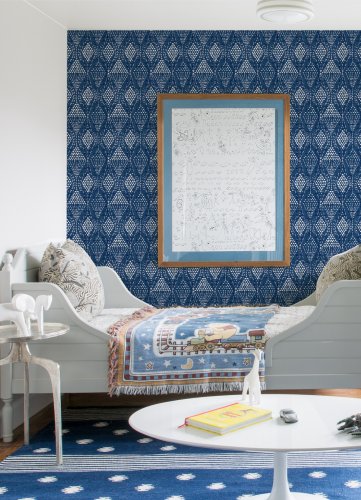 A Street Prints Grady Green Wallpaper Room