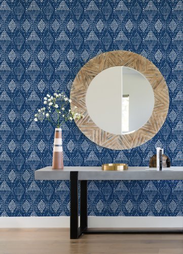 A Street Prints Grady Green Wallpaper Room