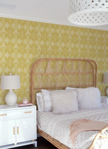 A Street Prints Grady Yellow Wallpaper Room 2