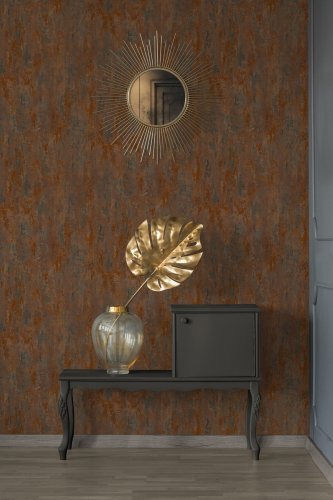 AS Creation Industrial Loft Wall Copper Wallpaper Room 2