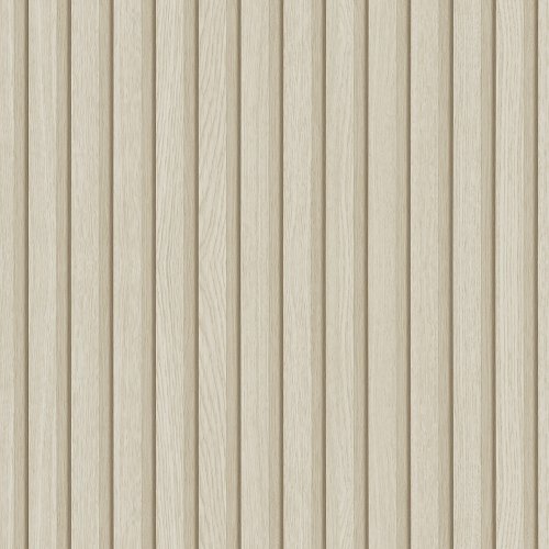 Galerie Eden Wood Stripe Light Brown Wallpaper