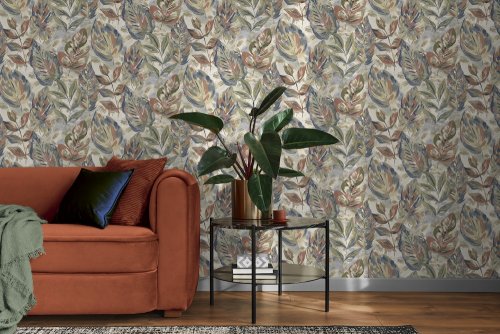 Holden Decor Aralia Beige Wallpaper 36111