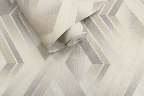 Holden Decor Tranquillo Taupe & Grey Wallpaper 36190