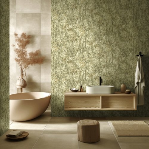 Holden Decor Verdant Sage Wallpaper Room 2