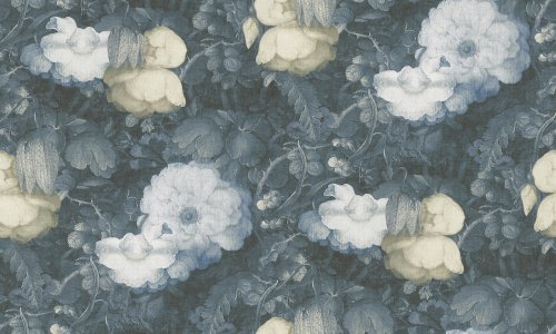 Living Walls Anke & Daan Vintage Rose Teal Wallpaper