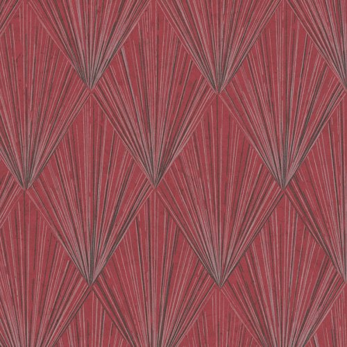 Living Walls New York Art Deco Red Wallpaper 378642