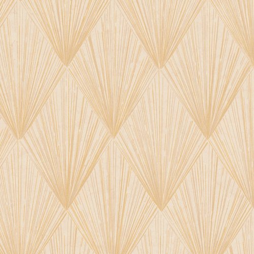 Living Walls New York Art Deco Cream and Gold Wallpaper 378643