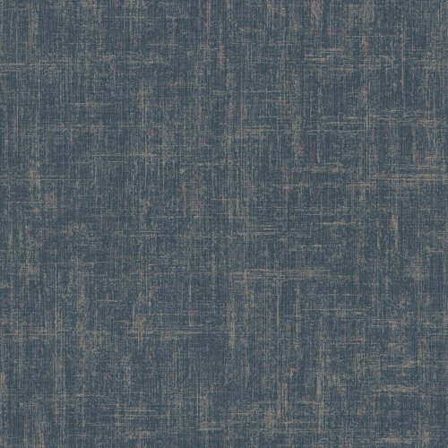 AS Creation Distressed Linen Navy & Gold Wallpaper 385962