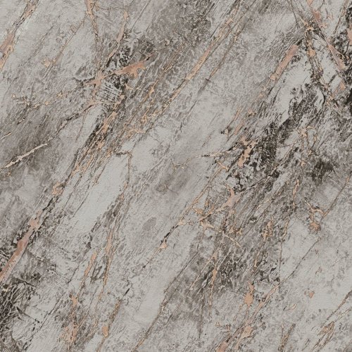 AS Creation BOS Grey & Copper Marble Wallpaper 388174