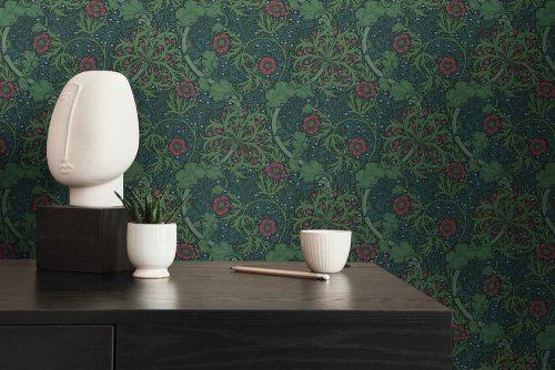 AS Creation Vintage Acanthus Emerald Green Wallpaper Room 2