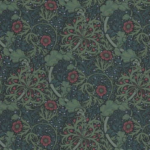 AS Creation Vintage Acanthus Emerald Green Wallpaper