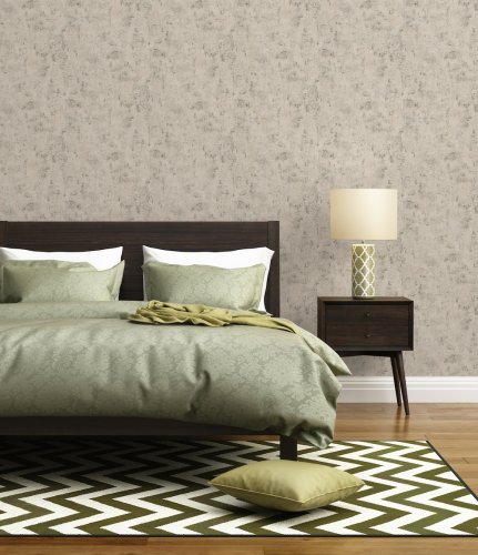AS Creation Jade 2 Industrial Texture Ivory and Gilver Wallpaper Room