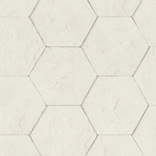 Rasch Geo Stone Wall Natural Wallpaper 427110