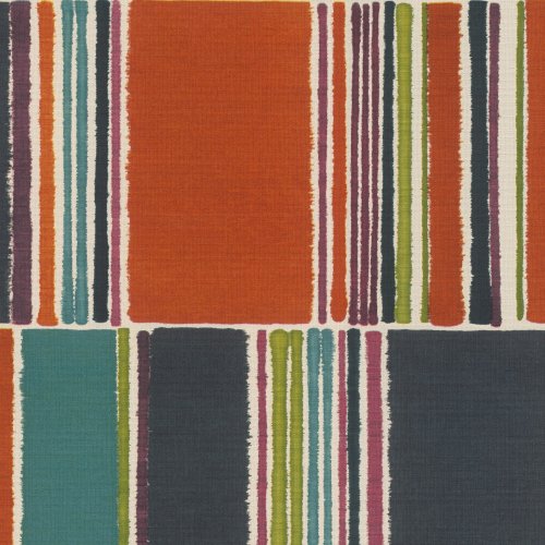 Rasch Woven Contemporary Blocks Bright Multi Wallpaper 484458