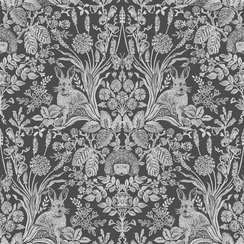 Holden Decor Harlen Charcoal Wallpaper 50230