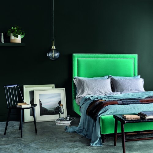 Interior room with Craig & Rose Angelica paint on the walls