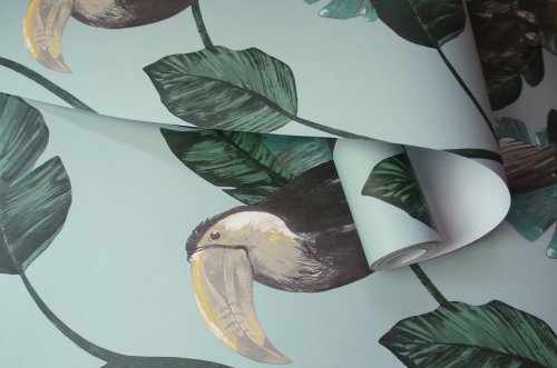 Tiki Duck Egg Wallpaper 50372