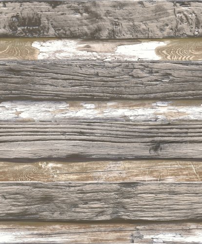 The Design Library Essentia Colorado Grey & Brown Wallpaper 528053