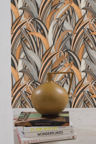 Rasch Amazing Tropical Grasses Grey Wallpaper 541274