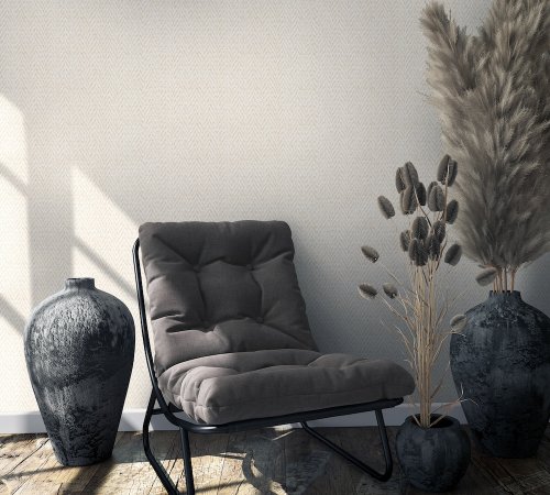 Galerie Sisal Weave Cream Wallpaper Room