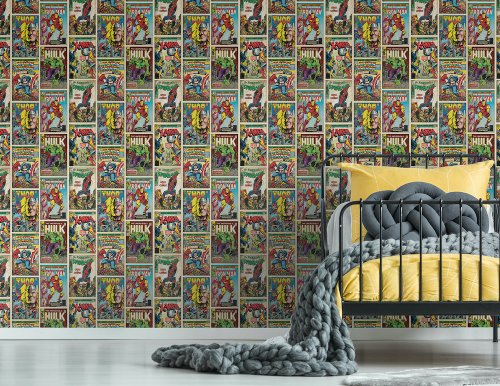 Marvel Action Heroes Wallpaper room set 70238