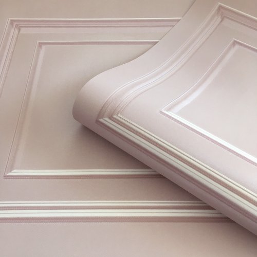 Belgravia Decor Amara Panel Soft Pink Wallpaper GB7377