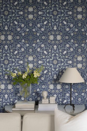 Galerie Hidden Treasures No 1 Holland Park Blue Wallpaper Room