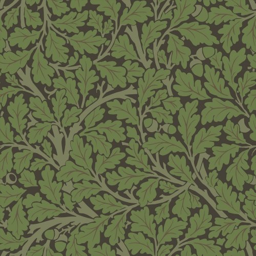 Galerie Hidden Treasures Oak Tree Black & Green Wallpaper
