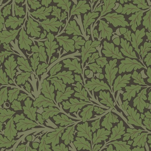 Galerie Hidden Treasures Oak Tree Black & Green Wallpaper