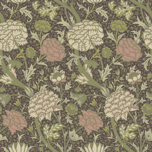 Galerie Hidden Treasures Cray Green & Pink Wallpaper