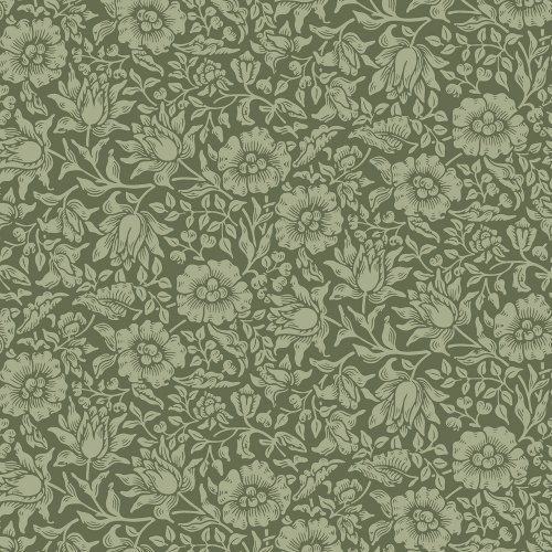 Galerie Hidden Treasures Mallow Dark Green Wallpaper