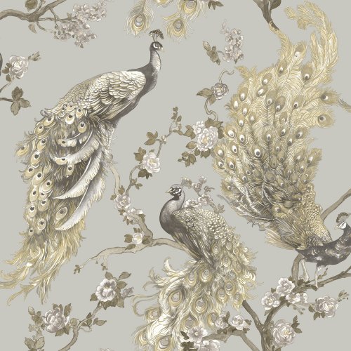 Holden Decor Sana Silver Wallpaper 90673